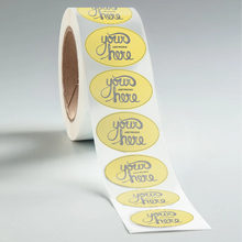 Load image into Gallery viewer, Oval BOPP Roll Labels-2