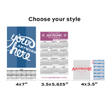 Load image into Gallery viewer, Round Corner Calendar Magnets-4