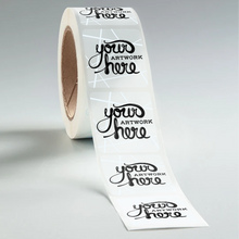 Load image into Gallery viewer, Clear Square BOPP Roll Labels