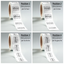 Load image into Gallery viewer, Étiquettes nutritionnelles rectangulaires en papier
